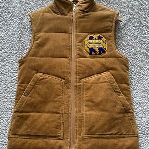 Scotch and Soda Cordaroy mustard color vest